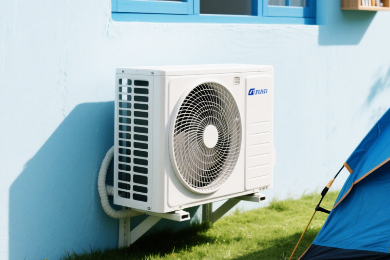 Air conditioner protective cover, keeps outdoor units dust-free forever.